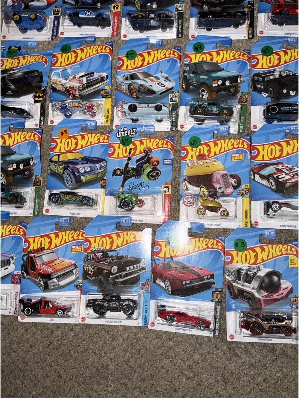 Huge Lot Of Hot Wheels Cars NIB